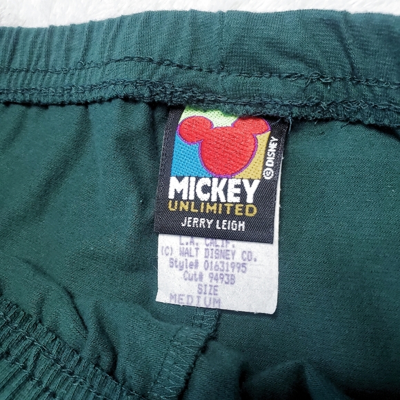 NEW | Vintage | 90's RARE Mickey Unlimited Jerry Leigh Green Lightweight Pant - Picture 5 of 6